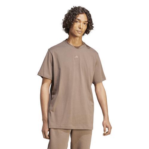 adidas Mens Days Of Summer T-Shirt - Brown/White Product Image