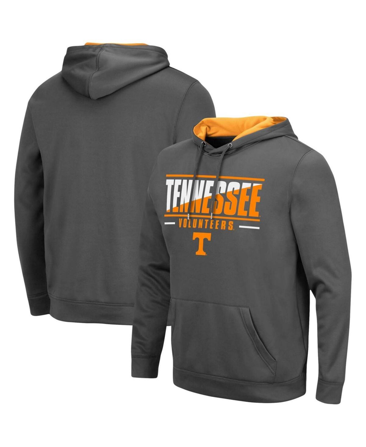 Mens Charcoal Tennessee Volunteers Slash Stack 2.0 Pullover Hoodie Product Image