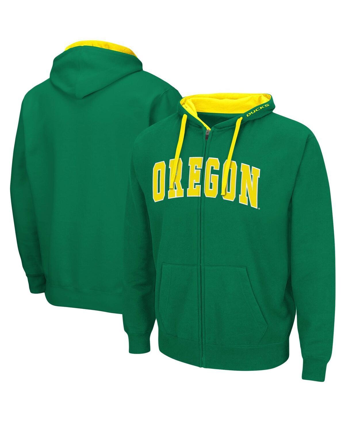 Mens Colosseum Oregon Ducks Big & Tall Full-Zip Hoodie Product Image