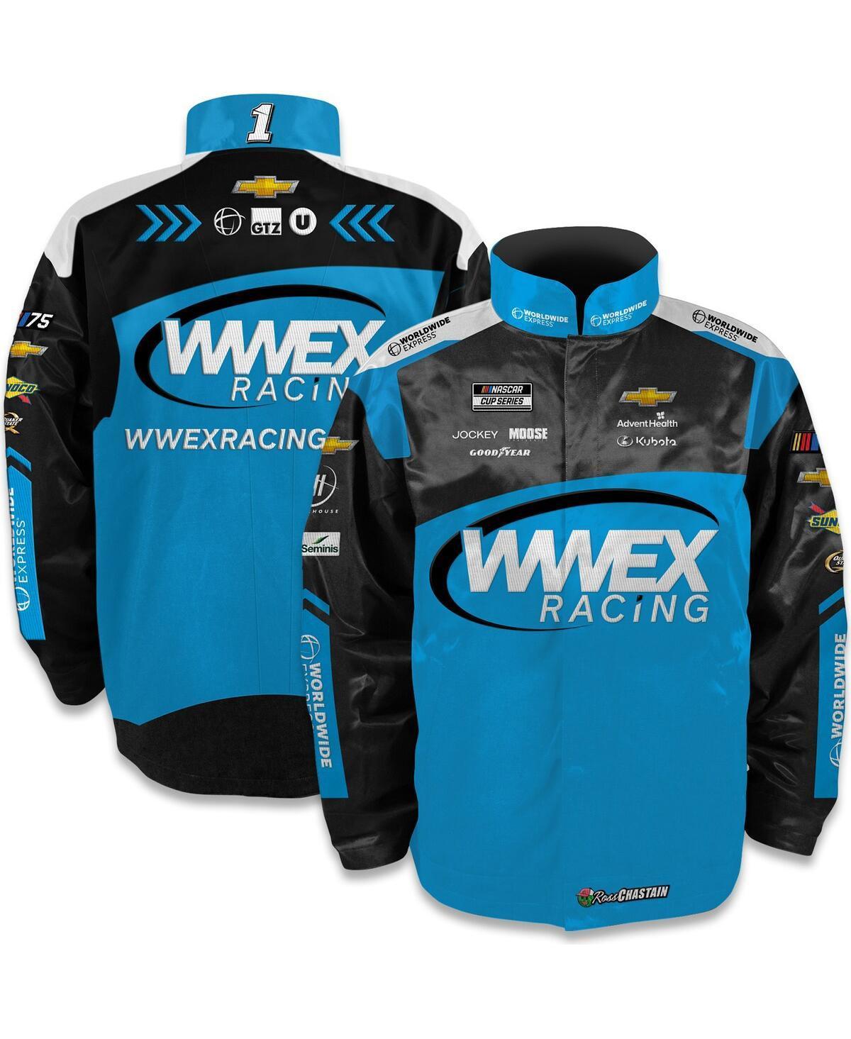 Mens Trackhouse Racing Team Collection Black Ross Chastain Wwex Nylon Uniform Full-Snap Jacket Product Image