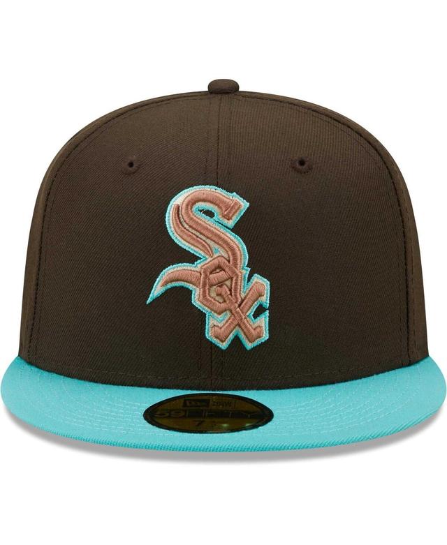 Mens New Era Brown/Mint Chicago White Sox Walnut Mint 59FIFTY Fitted Hat Product Image