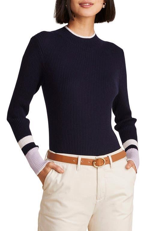 Womens Mock Turtleneck Cashmere Sweater Product Image