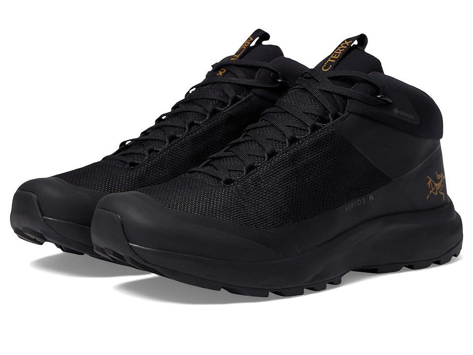 Arc'teryx Aerios FL 2 Mid GTX (Black/Black) Men's Shoes Product Image