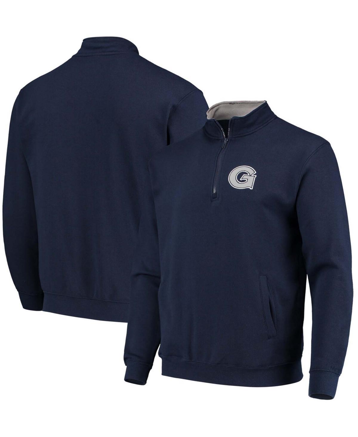 Mens Colosseum Navy Georgetown Hoyas Tortugas Logo Quarter-Zip Jacket Grg Blue Product Image