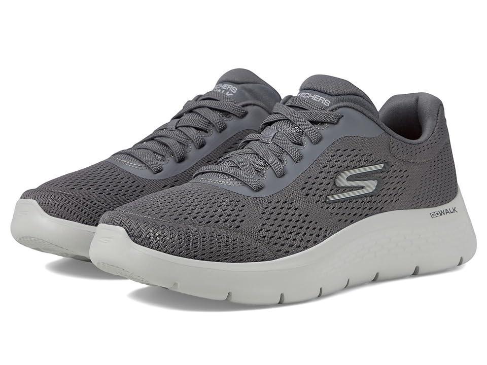 SKECHERS Performance Go Walk Flex - Remark Charcoal) Men's Lace-up Boots Product Image