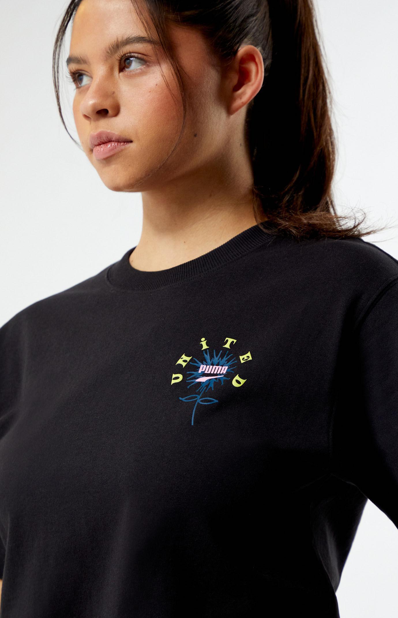 Puma Womens United Relaxed Graphic T-Shirt - Product Image