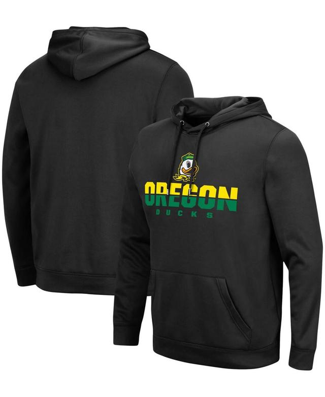 Mens Black Oregon Ducks Lantern Pullover Hoodie Product Image