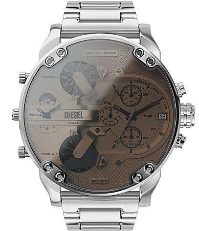 Diesel Mens Mr. Daddy 2.0 Chronograph Stainless Steel Bracelet Watch Product Image