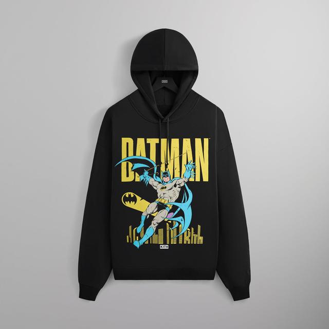 Batman | Kith Classic Vintage Nelson Hoodie - Black Male Product Image