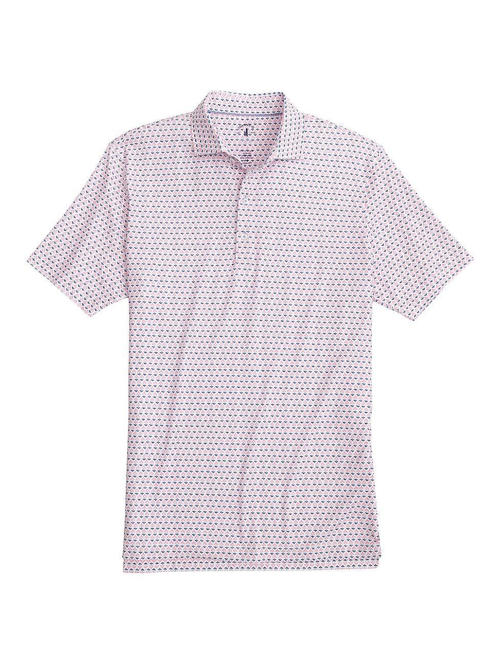 Mens Bruns Abstract Polo Shirt Product Image