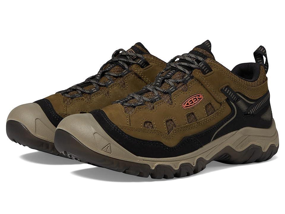 KEEN Targhee IV Vent (Dark /Gold Flame) Men's Climbing Shoes Product Image