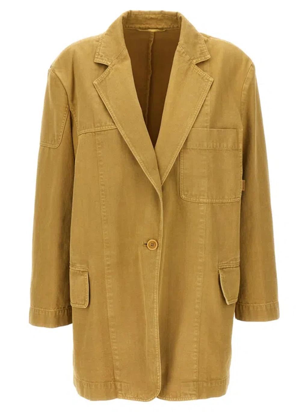 MAX MARA Jackets In Yellow Product Image