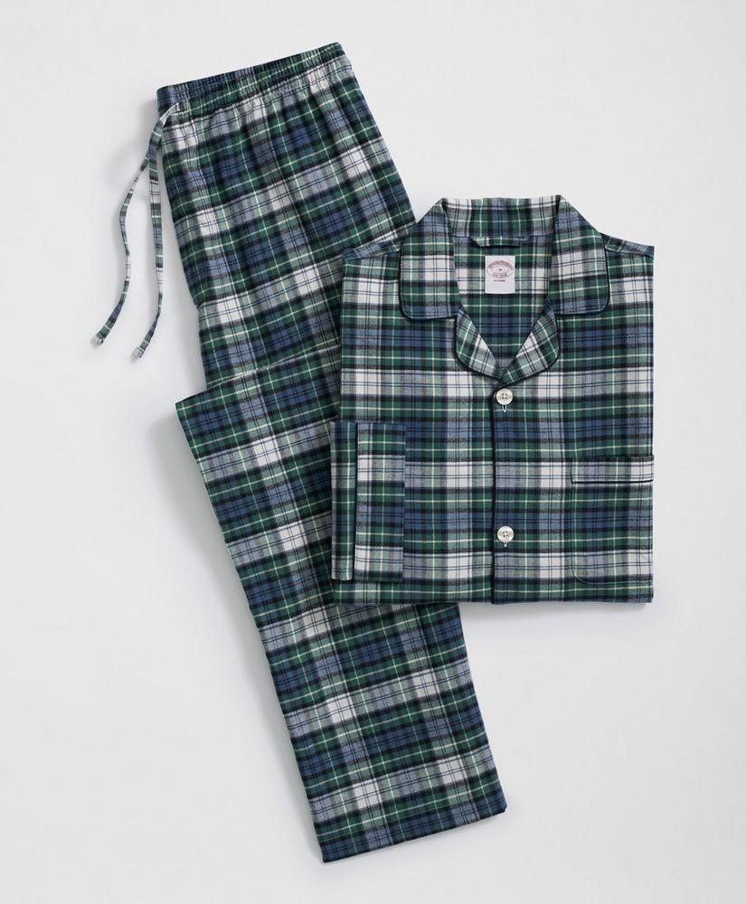 Cotton Flannel Tartan Pajamas Product Image