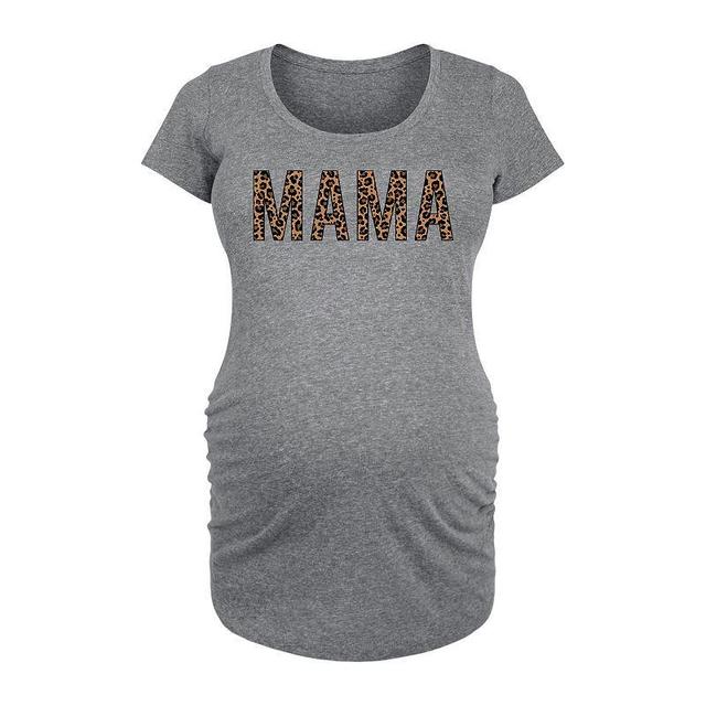 Maternity Mama Leopard Graphic Tee, Womens Product Image