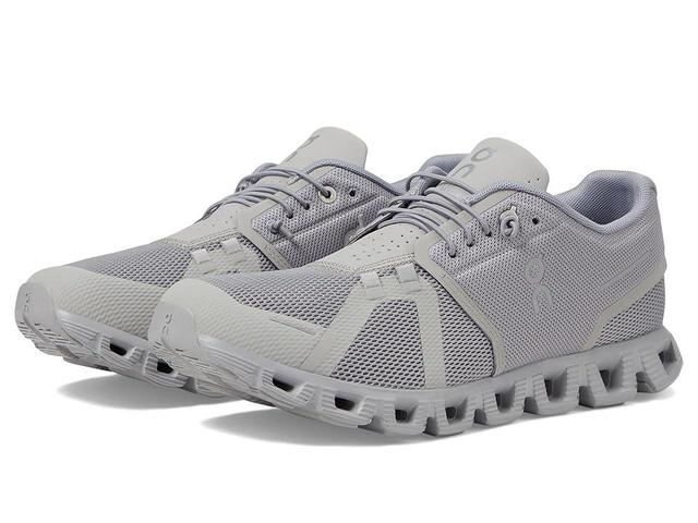 On Men's Cloud 5 (Fog/Alloy) Men's Shoes Product Image