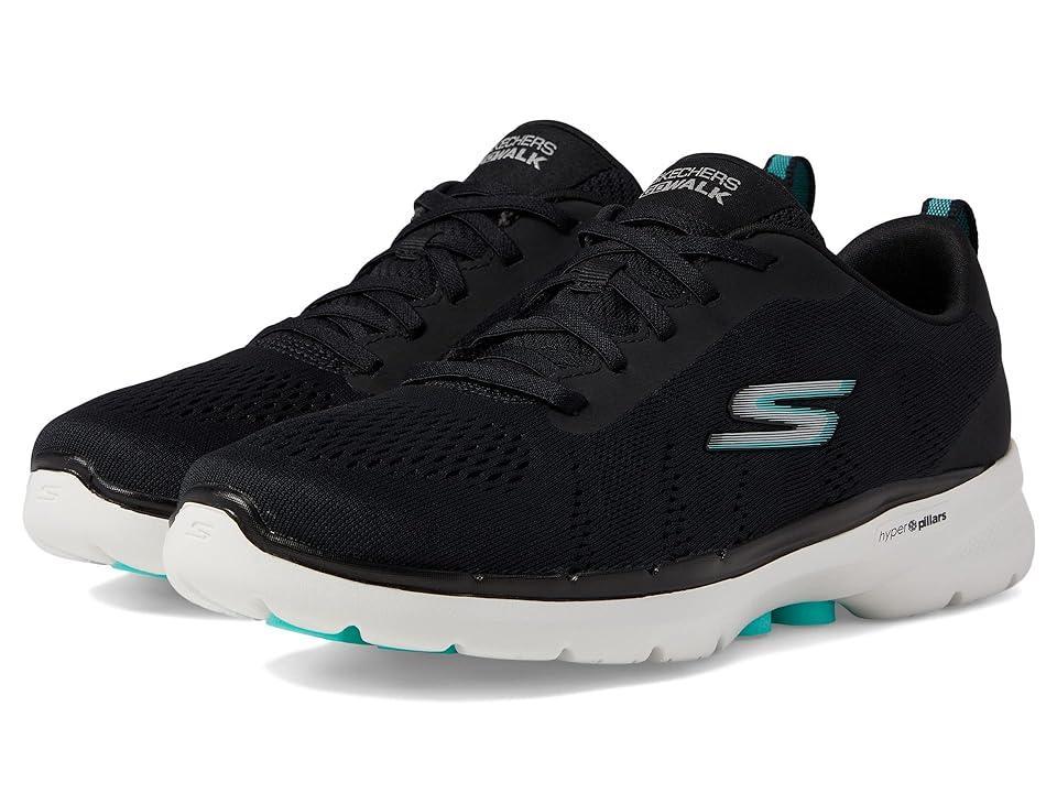 SKECHERS Performance Go Walk 6 - Sky Wind Turquoise) Women's Shoes Product Image