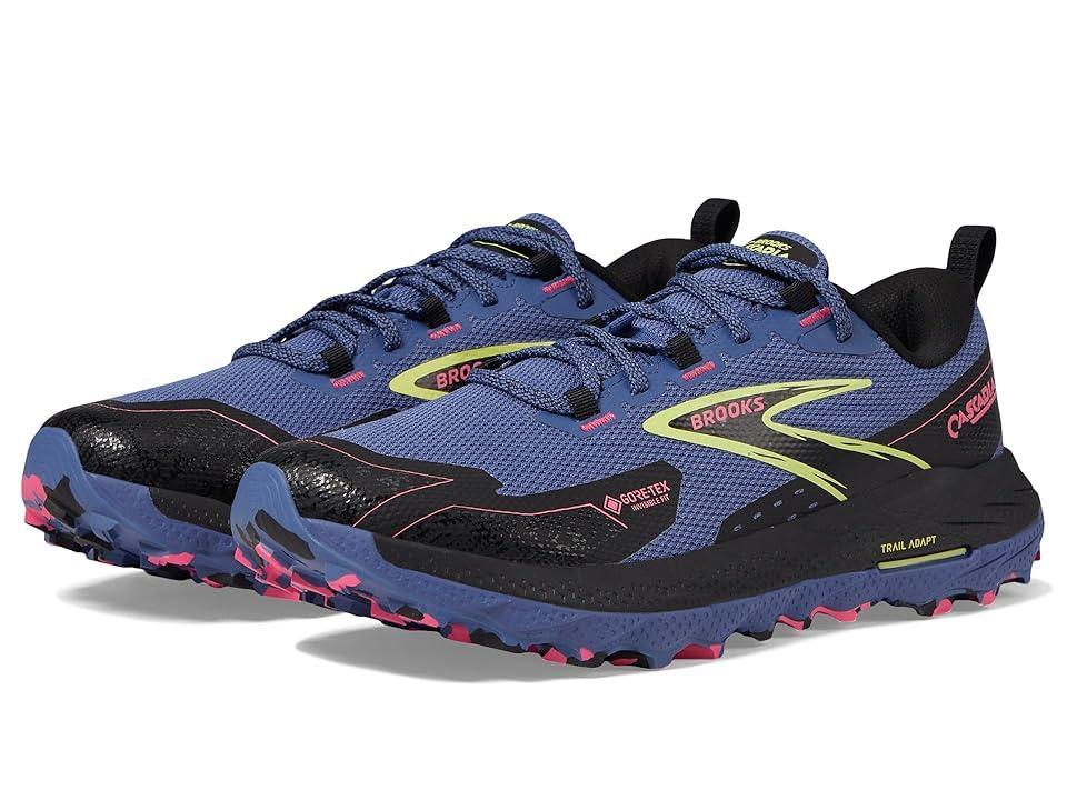 Brooks Cascadia 18 GTX (Grey /Black/Pink) Women's Running Shoes Product Image