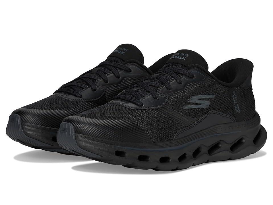 SKECHERS Performance Go Walk Glide-Step 2.0 - Grand Black) Men's Walking Shoes Product Image