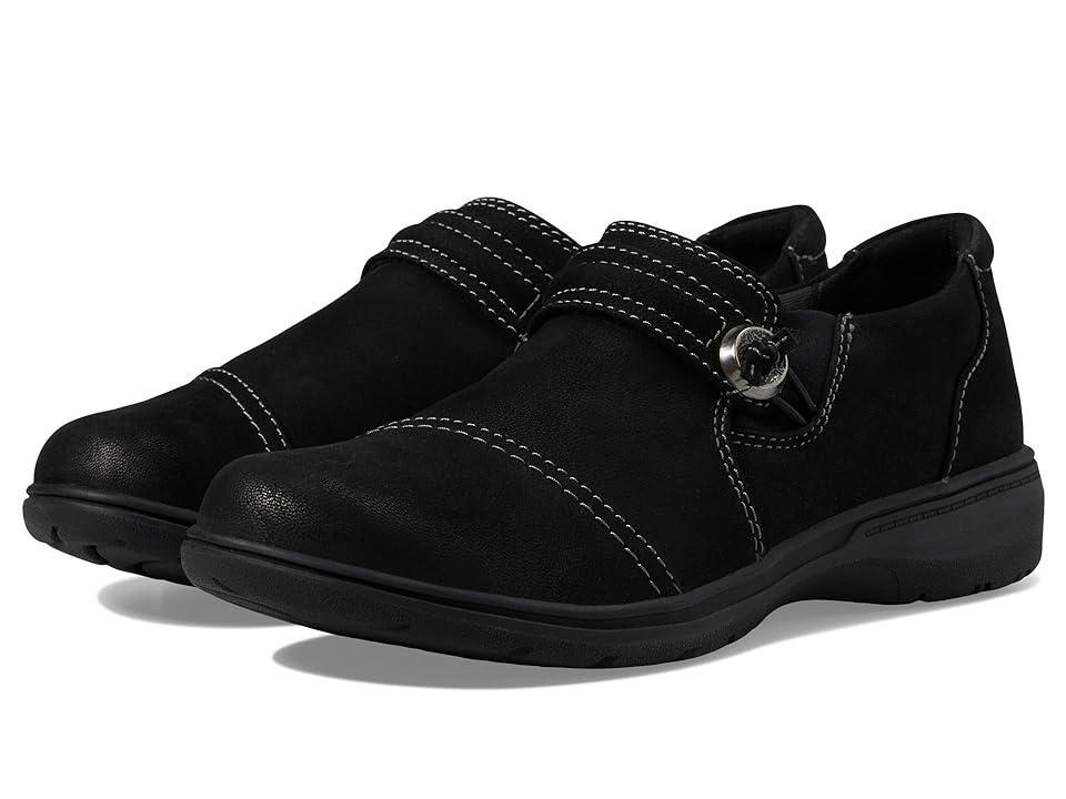 Clarks Carleigh Pearl Nubuck) Women's Flat Shoes Product Image