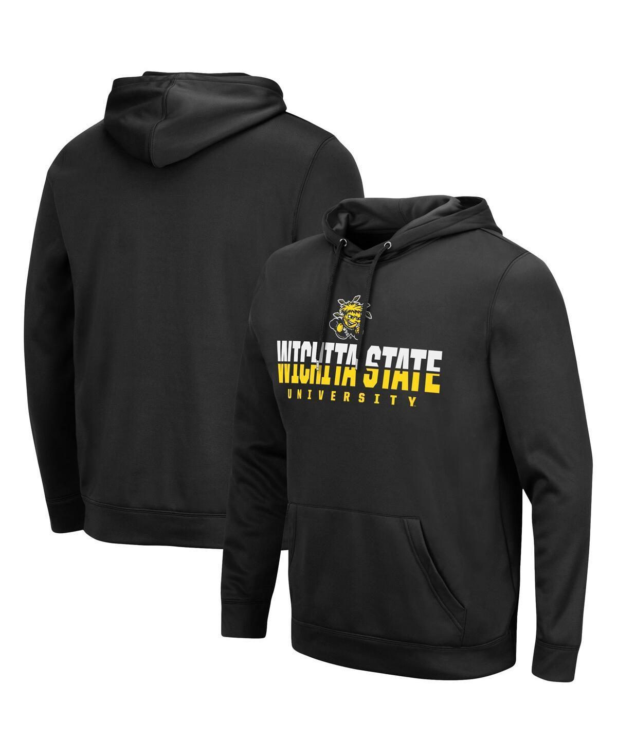 Mens Colosseum Black Wichita State Shockers Lantern Pullover Hoodie Product Image