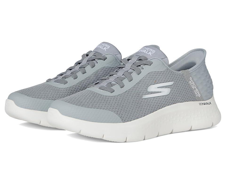 SKECHERS Performance Hands Free Slip-Ins Go Walk Flex - Free Hands 2 (Grey) Men's Walking Shoes Product Image