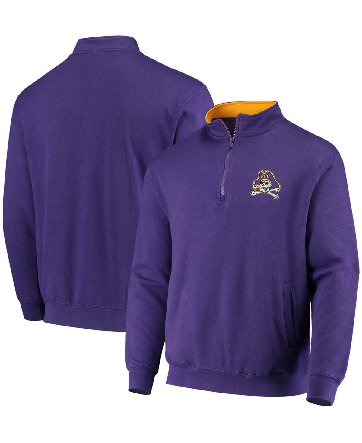 Mens Colosseum Purple Ecu Pirates Tortugas Logo Quarter-Zip Jacket Product Image