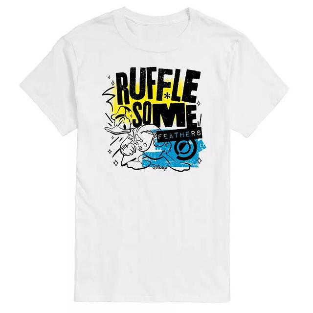 Disneys Mickey Mouse & Friends Donald Duck Mens Ruffle Some Feathers Graphic Tee Product Image