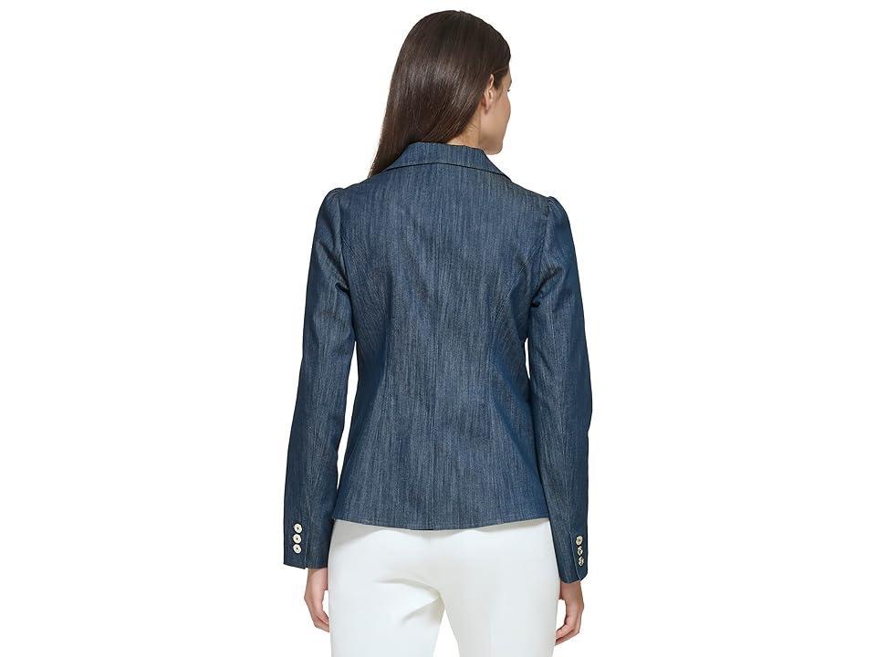 Tommy Hilfiger Denim Blazer Women's Clothing Product Image