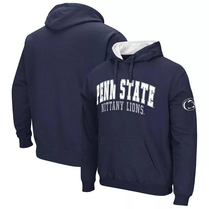 Mens Colosseum Penn State Nittany Lions Double Arch Pullover Hoodie Blue Product Image