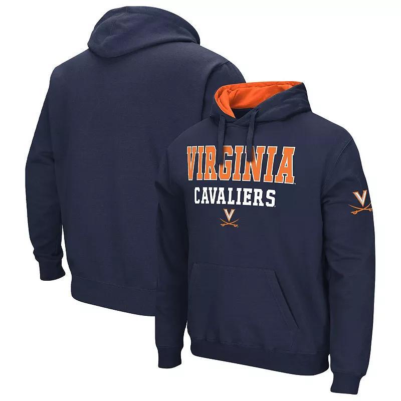 Mens Colosseum Syracuse Orange Sunrise Pullover Hoodie Blue Product Image