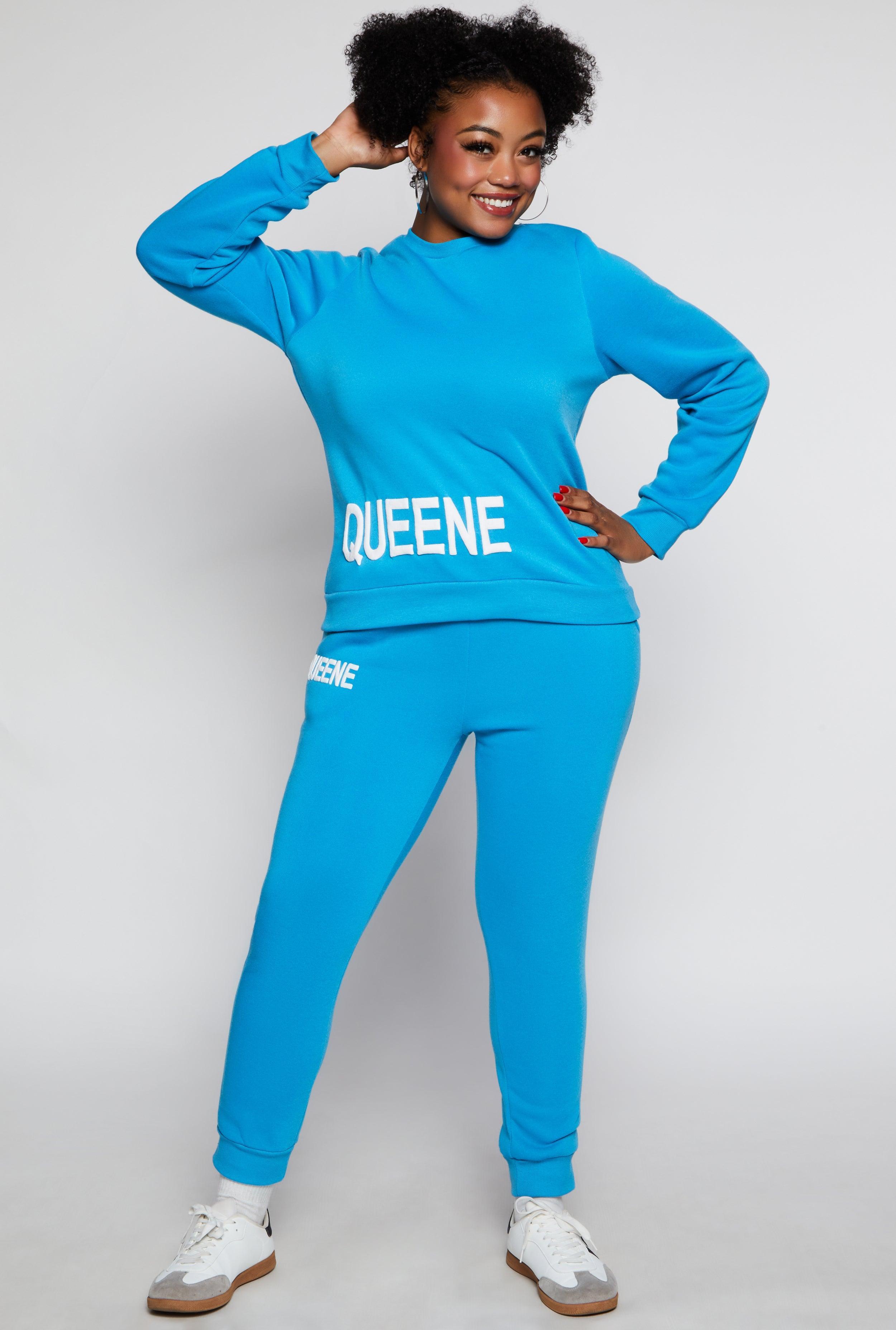 Womens Plus Size Queene Joggers Product Image