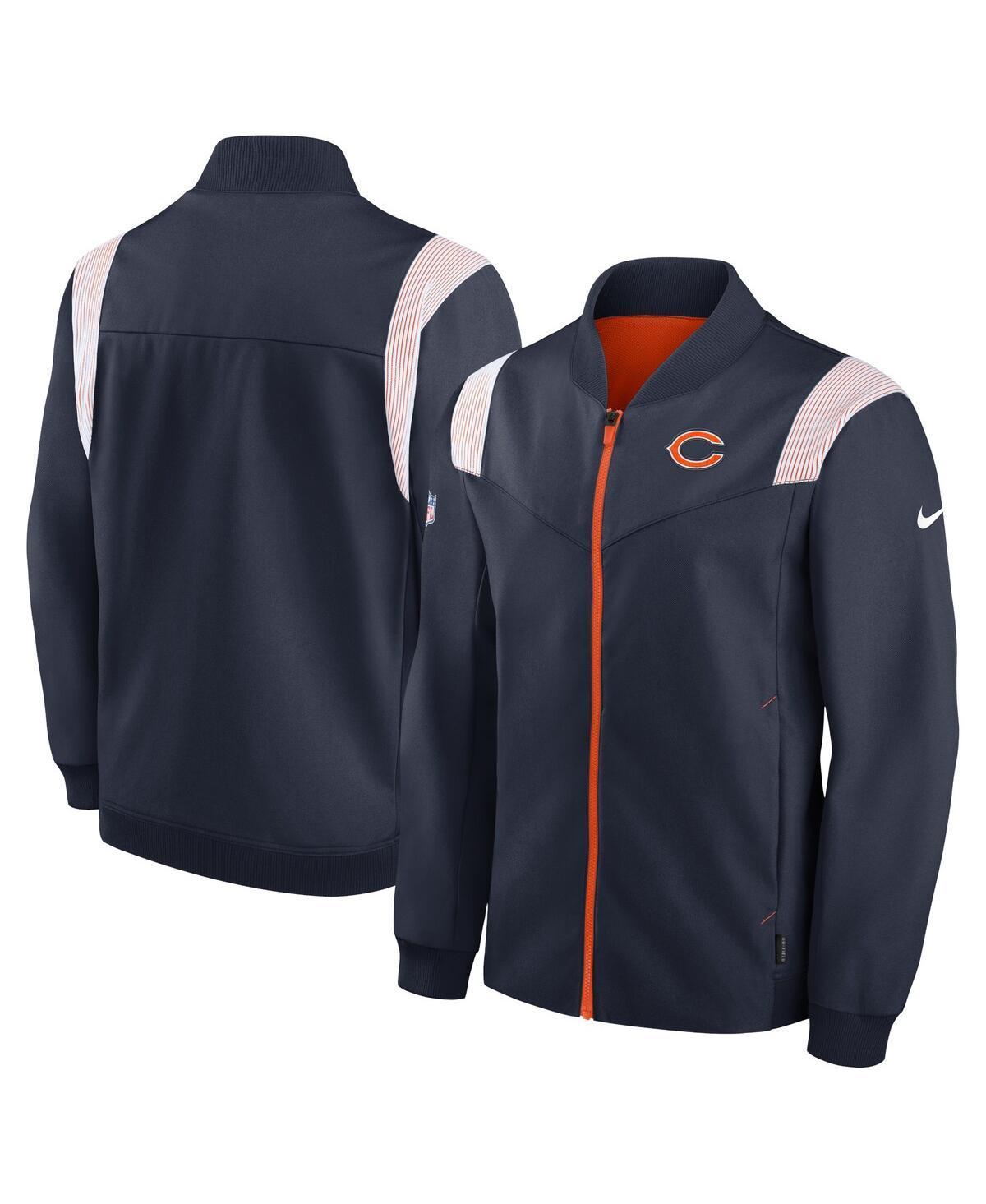 Nike Mens Anthracite Los Angeles Chargers Sideline Coaches Bomber Full-Zip Jacket - Anthracite Product Image