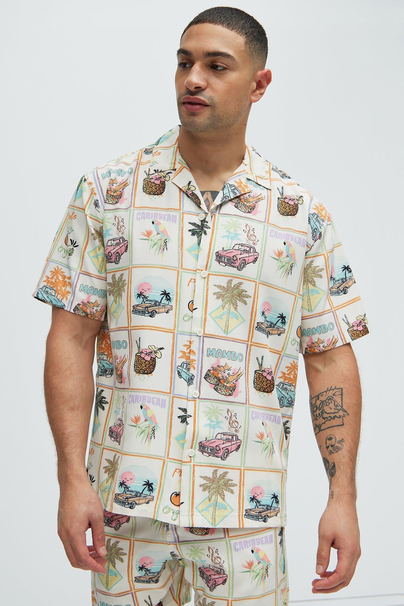 On The Coast Shirt - Off  White/combo Product Image