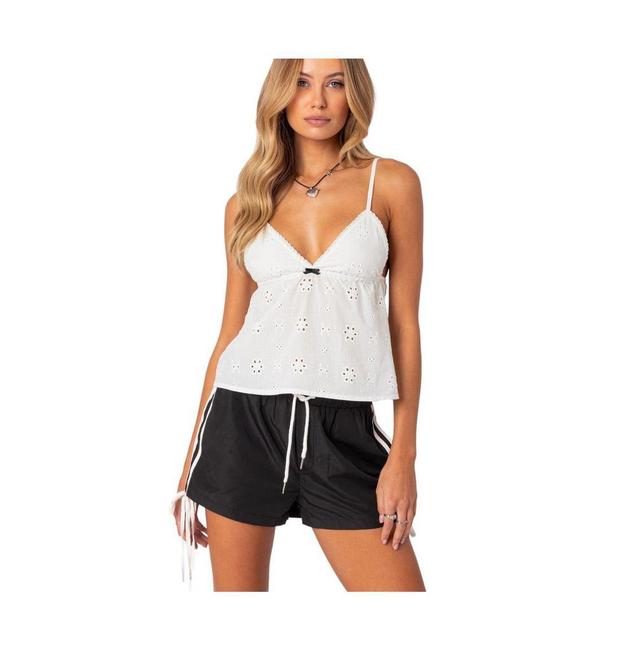 Edikted Womens Emilie Eyelet Tank Top Product Image