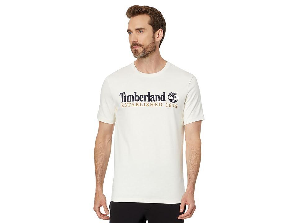 Timberland Embroidery Logo Tee (Vintage /Dark Sapphire) Men's T Shirt Product Image