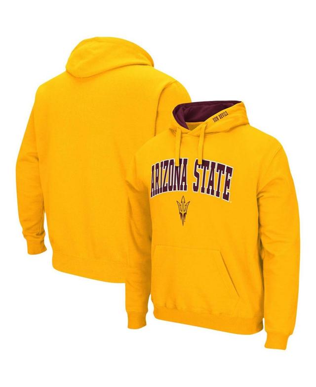 Mens Colosseum Arizona State Sun Devils Arch & Logo 3.0 Pullover Hoodie Product Image