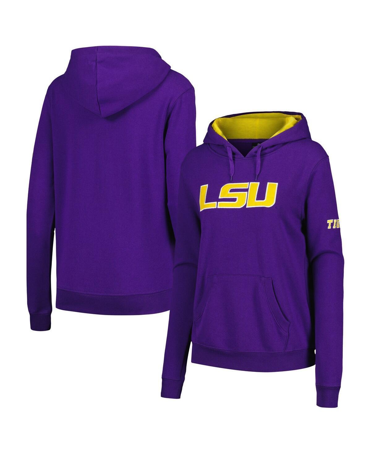 Womens Stadium Athletic LSU Tigers Big Logo Pullover Hoodie Product Image