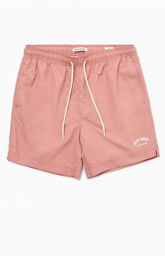 Men's Nylon Collegiate 17" Swim Trunks - Product Image