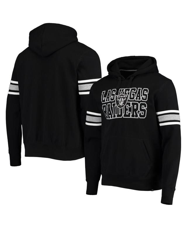 Mens 47 Black Las Vegas Raiders Double Block Pullover Hoodie Product Image