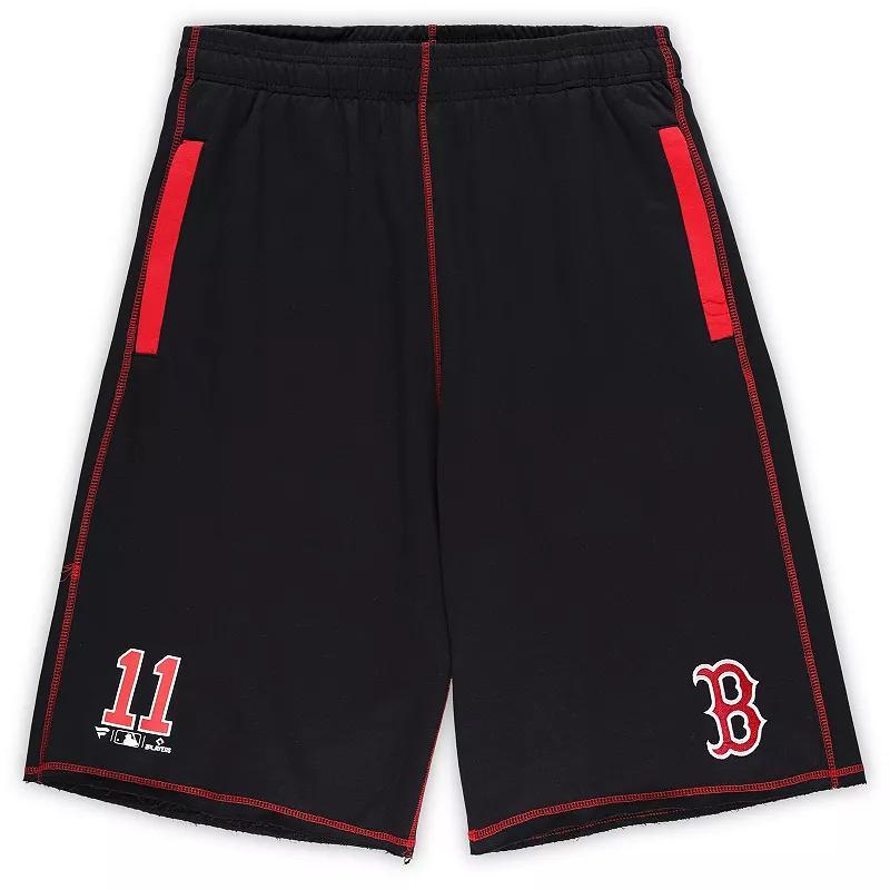 Mens Rafael Devers Boston Red Sox Big & Tall Stitched Double-Knit Shorts Product Image