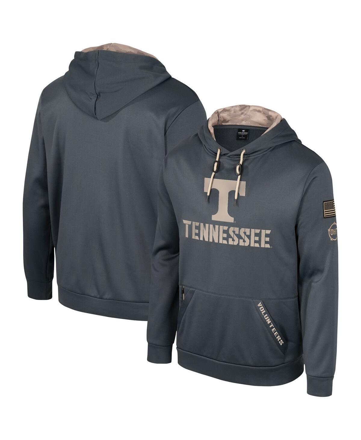 Mens Colosseum Charcoal Tennessee Volunteers Oht Military-Inspired Appreciation Pullover Hoodie Product Image