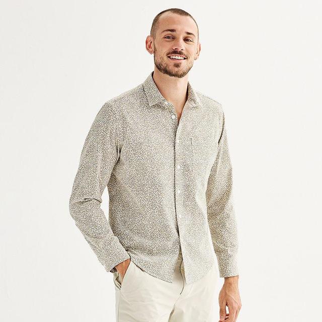 Mens FLX Performance Untucked-Fit Button Down Shirt Product Image