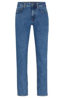 HUGO BOSS Slim-fit Jeans In Blue Comfort-stretch Denim Product Image