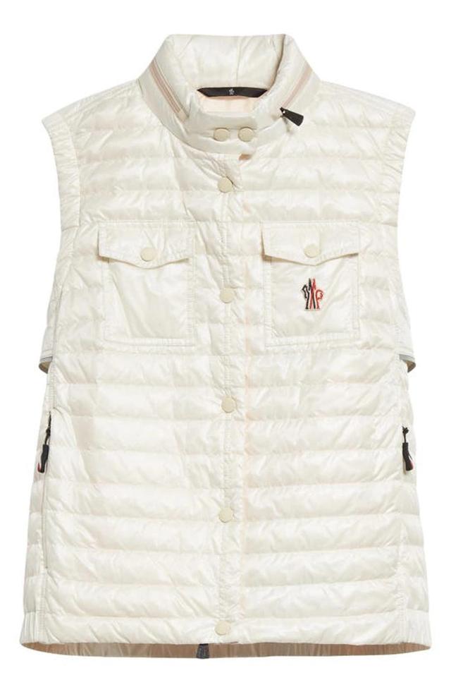 MONCLER White Gumiane Down Vest Product Image