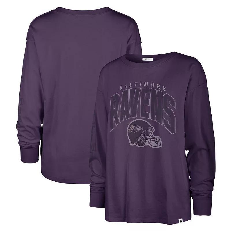 Womens 47 Baltimore Ravens Tom Cat Long Sleeve T-Shirt Product Image