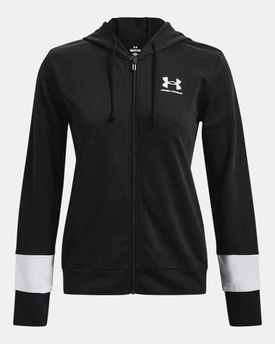 Women's UA Rival Terry Colorblock Full-Zip Hoodie Product Image