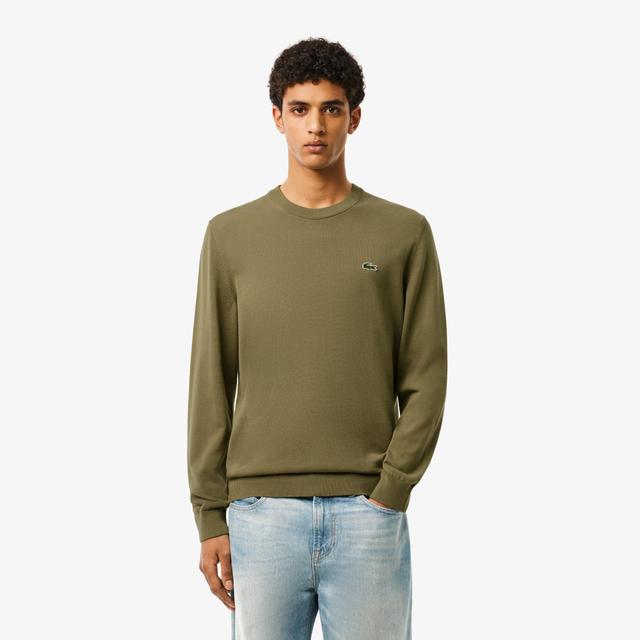 Men's Crew Neck Cotton Sweater Product Image