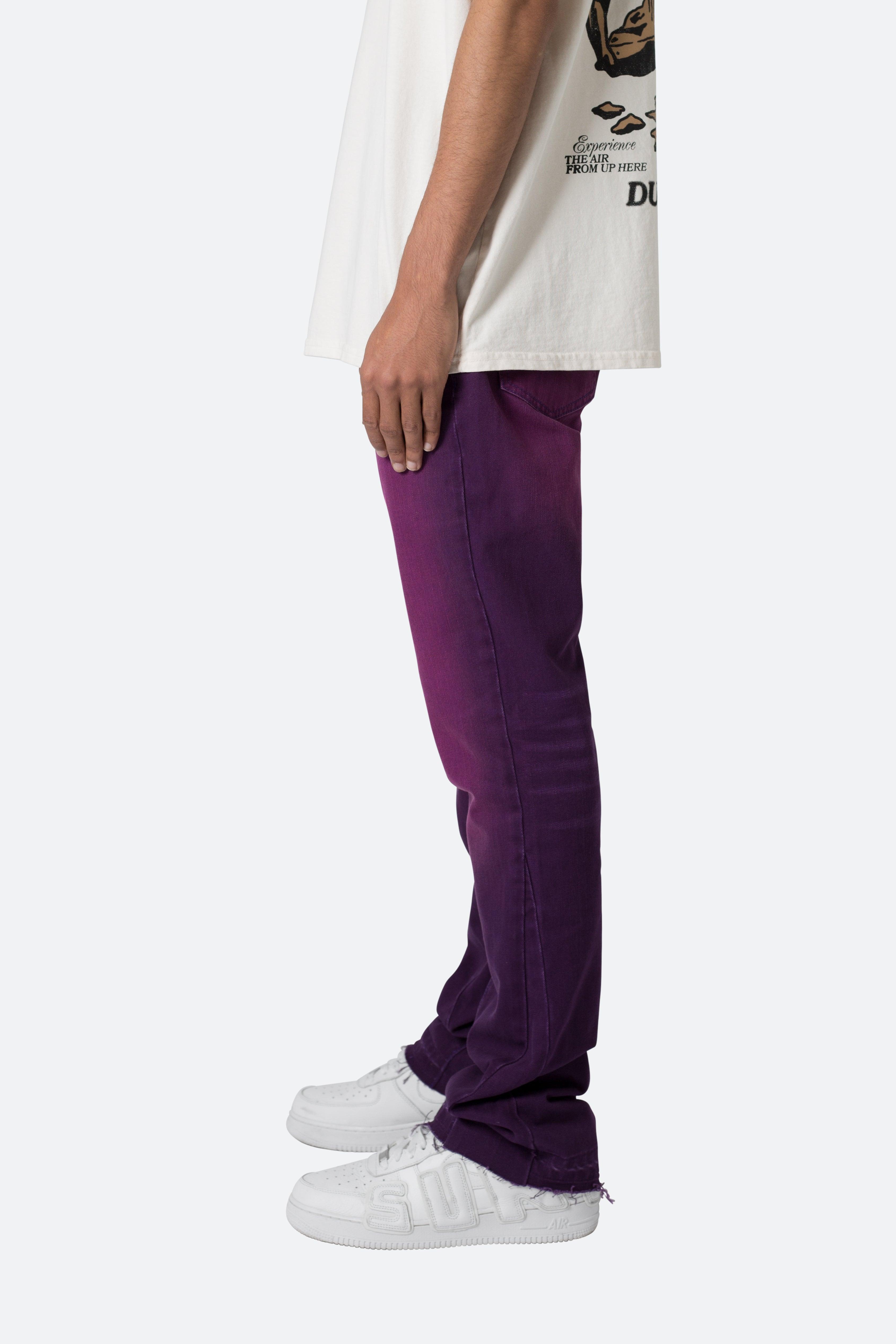 B512 Flare Denim - Purple Product Image