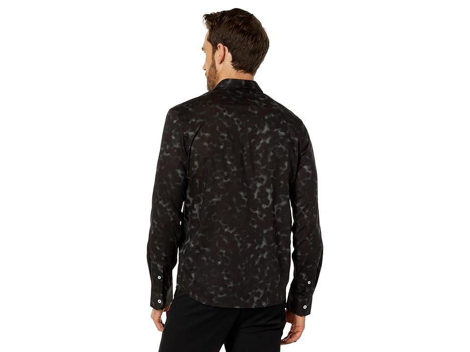 Good Man Brand Long Sleeve On Point Stretch Woven Shirt (Magnet Animal Spots) Men's Clothing Product Image