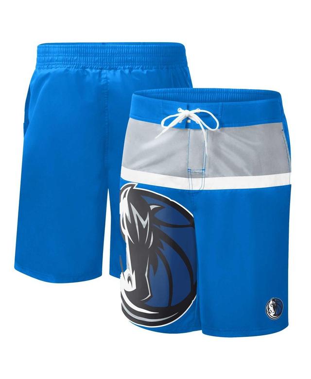 Mens G-iii Sports by Carl Banks Blue Dallas Mavericks Sea Wind Swim Trunks Product Image